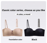 Front Clasp Strapless Push-Up Bra