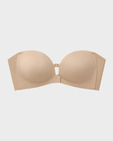 Front Clasp Strapless Push-Up Bra
