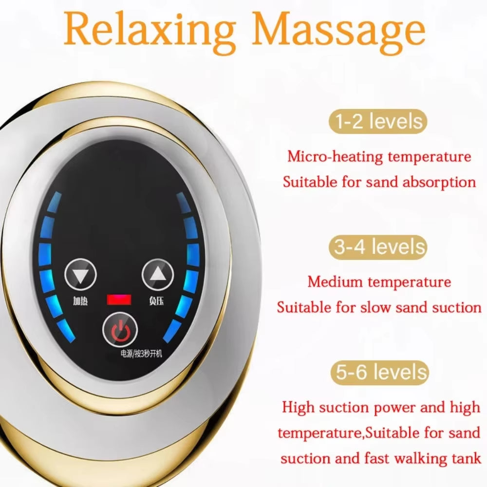 6/9 Gear Negative Pressure Vacuum Suction Cup Body Fat Burner Guasha Massage Home Rechargeable Electric Relief Cupping Massager
