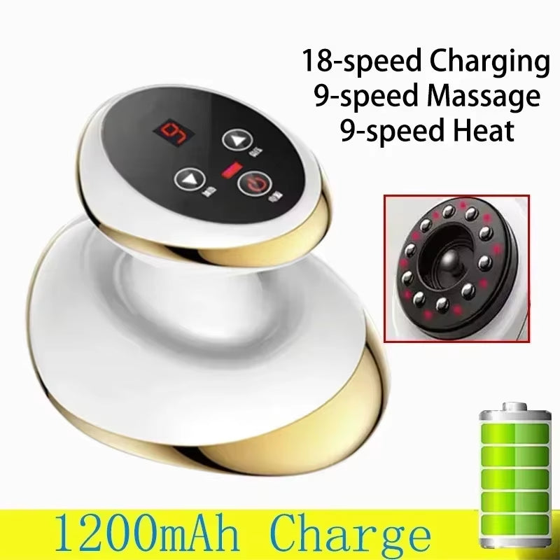 6/9 Gear Negative Pressure Vacuum Suction Cup Body Fat Burner Guasha Massage Home Rechargeable Electric Relief Cupping Massager